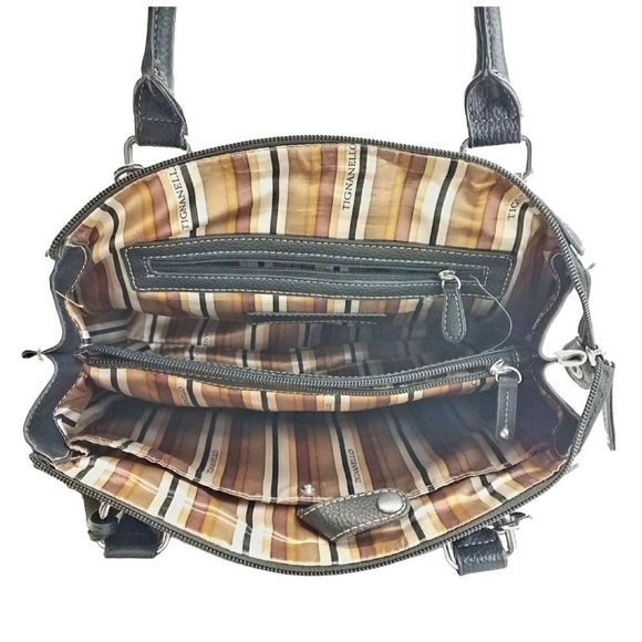 Tignanello black and white leather bag - Picture 8 of 9